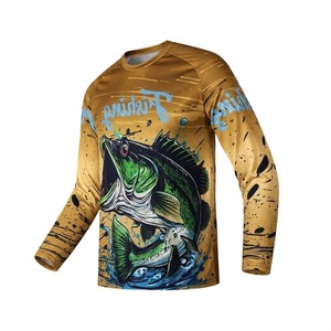 Chemise de pêche unisexe légère anti-UV à manches longues pour homme – Idéale pour le sport - Product Image 1