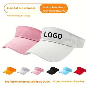 Gorra de Tenis Deportiva al por Mayor de Fábrica para Hombre y Mujer, Visera Vacía con Logotipo Personalizado Impreso - Product Image 2