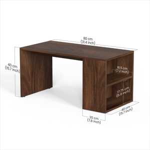 Juego de Mesa de Centro y Bandeja para Té de Diseño Moderno Tayvue en Madera de Arce Marrón para Sofá, Sala de Estar o Recibidor - Product Image 1