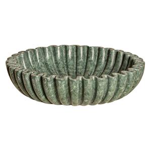 Cuenco de piedra decorativo para interiores Centro de mesa de mármol de color natural con diseño redondeado Cuenco de inmersión fresco pulido - Product Image 1