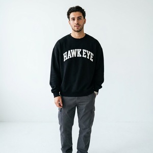 HAWK EYE SPORTS Sudadera con Capucha para Hombre, Diseño Personalizado con Logotipo Frontal, Corte Ajustado, Informal, para Invierno, Forrada, Impresión Digital, Transpirable y Ecológica - Product Image 6