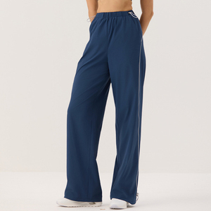Pantalones de Color Sólido al por Mayor, Pantalones Deportivos con Cordón, Logotipo Personalizado, Pantalones Elegantes y Sencillos, Directo de Fábrica - Product Image 3