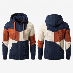 OEM Custom Athleisure Knitted Hoodie Sweatshirt High Quality Breathable Regular Fit Casual Pullover 100% Cotton <b>Waterproof</b> - Product Image 1