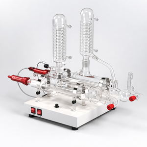 เครื่องกลั่นน้ำแบบสองขั้นตอน ELS Instruments Opti-D Series Hydro Ultra พร้อมระบบทำให้บริสุทธิ์ในห้องปฏิบัติการด้วยแก้วบอโรซิลิเกต ระบบทำความร้อนด้วยแกนควอตซ์ - Product Image 4