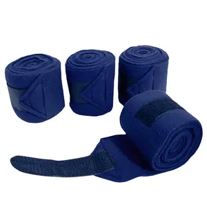 Professional Comfortable Horse Racing Equestrian Equine Equipment Polo Wraps Horse Riding Leg Protector Elastic Bandages