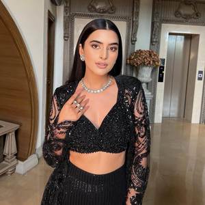 Designer Ready-to-Wear Black Unstitched Lehenga Saree for Party <b>Indian</b> & <b>Pakistani</b> <b>Clothing</b> - Product Image 6