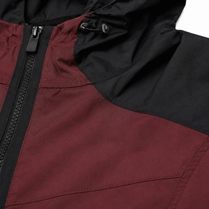 Conjuntos de Cortavientos para Hombre en Rojo y Negro con Bloques de Color, Capucha y Cierre de Cremallera, Resistentes al Agua, para Todas las Estaciones, Personalizables - Product Image 6