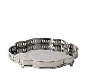 Bandeja decorativa de Metal hecha a mano contemporánea, bandeja elegante para servir y exhibir para mesa de comedor, mesa de centro o uso de regalos - Product Image 5