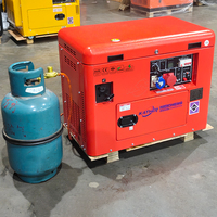 Générateurs à essence silencieux certifiés CE/EPA, 5KW, 7KW, 8KW, 10KW, 12KW, générateur à essence silencieux, alimentation de secours, Generador Electrico