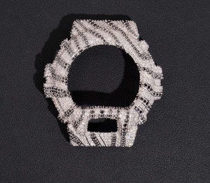 Premium Streetwear DW6900 Custom Iced Out Mod <b>Watch</b> Solid Steel <b>Case</b> Diamond Inspired Luxury <b>Watch</b> Bold Urban Fashion Design - Product Image 6