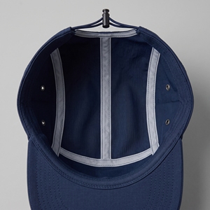 Gorra Deportiva Azul de 5 Paneles, Malla de Nailon, Impermeable, Transpirable, de Secado Rápido, Ajustable, para Campamento, Deportes al Aire Libre, Estilo Techwear, para Correr, Fabricación B2B OEM - Product Image 5
