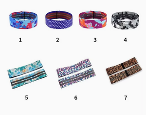 Juego de Bandas de Resistencia de Camuflaje para Mujer, Bandas de Tela para Cadera para Ejercicios de Glúteos en Casa, Gimnasio y Yoga (Logotipo Personalizado Disponible) - Product Image 1