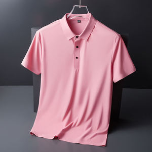 เสื้อโปโลคอปกแบบใหม่สำหรับผู้ชาย ดีไซน์กระดุม  สีสันปรับแต่งได้  เสื้อโปโลแขนสั้นลำลองใส่สบายสำหรับฤดูร้อน - Product Image 1