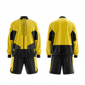 High Quality Windbreaker <b>Short</b> Tracksuits Men Summer Wind Breaker Outdoor Two Piece Waterproof <b>Shorts</b> <b>Jacket</b> Tops - Product Image 4