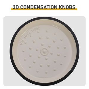 Gradient Red 7.5QT Cast Iron Dutch Oven with Two Silicone Gloves Enamel Cooking Pot - Product Image 6