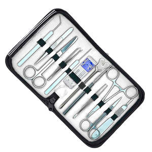 Kits Quirúrgicos de 12 Piezas con Portaagujas, Pinzas, Raspador, Tijeras, Sonda, Kit Quirúrgico Butterfly de Dentavex - Product Image 2