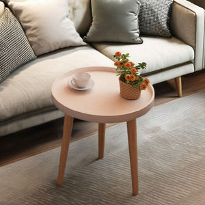 Mesa de Centro de Madera Pequeña, Estilo Nórdico Moderno, Duradera y Ecológica, para Sala de Estar, Comedor, Sofá y Apartamento - Product Image 3