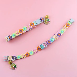 Pet <b>Collar</b> With Bell Cartoon Footprint Colorful <b>Dog</b> <b>Puppy</b> Kitten <b>Collar</b> Adjustable Safety Bell Ring Neckla Kitten <b>collar</b> with - Product Image 6