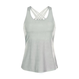 Camisetas sin mangas personalizadas para mujer, camisetas ligeras transpirables de secado rápido al por mayor, ropa deportiva informal para entrenamiento, gimnasio, ropa de Yoga - Product Image 4