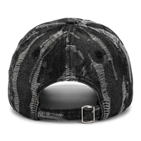 Casquette de baseball en jean délavé style vintage – Tendance, décontractée, anti-UV, 100 % polyester, réglable, unisexe, pour l'Europe