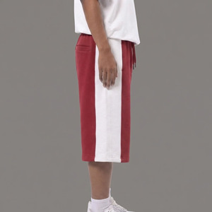 High Quality 100% Cotton Women's Sports Shorts Custom Silk Screen Printing logo Breathable 400GSM Solid Color Comfortable - Product Image 5