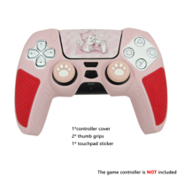 Coque de protection DIY en silicone avec poignées pour manettes PS5 et joysticks offertes
