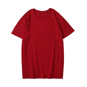 OEM Custom Logo Printed Embroidery Design 180g Pure Cotton Men's <b>Half</b>-<b>sleeved</b> <b>T</b>-<b>Shirt</b> Breathable Thin Neck <b>T</b>-<b>Shirt</b> Plus Size - Product Image 3