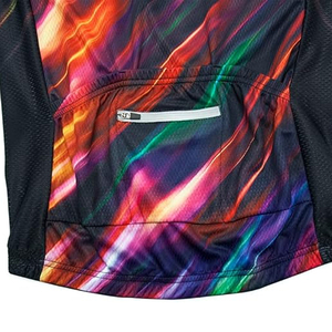 Maillots de cyclisme 2026 en gros de la meilleure qualité, hauts de VTT à manches courtes, vêtements de cyclisme à fermeture éclair intégrale - Product Image 5