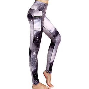 Leggings Estampados de Cintura Alta para Mujer, Ropa Deportiva Elástica para Yoga, Sublimación, Tejido de Punto, Spandex, Poliéster - Product Image 2