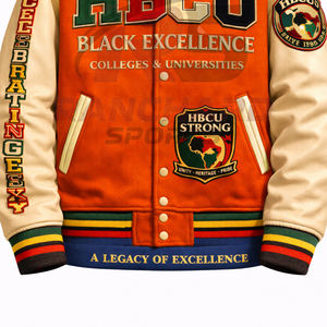 Veste universitaire légère pour homme HBCU, coupe confortable, veste universitaire personnalisée, veste de collège, veste universitaire sur mesure - Product Image 3