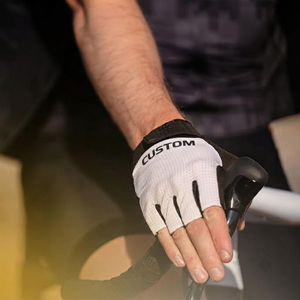 Guantes de Ciclismo de Dedos Cortos para Bicicletas con Absorción de Impactos, Transpirables y Antideslizantes, Suministro Directo de Fábrica - Product Image 4