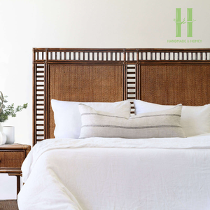 Cama de Ratán de Calidad Premium con Cabecero Sencillo, Paneles para Cabecero, Ideal para el Hogar y Hoteles, Directo de Fábrica, Ratán 2026 - Product Image 6