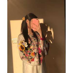 ชุดเสื้อและล่างขนาด XL สวยสำหรับผู้หญิงพร้อมงานปักด้าย - Product Image 6