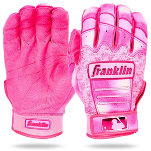 Guantes de Bateo de Béisbol y Sóftbol de Cuero Digital Duraderos con Agarre Antideslizante, Color Rosa, Servicio OEM - Product Image 1