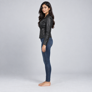 Chaquetas de cuero para mujer que combinan artesanía clásica, cuero de primera calidad, apariencia elegante y uso cómodo. - Product Image 5