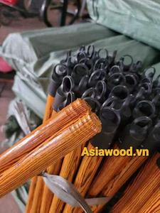 ASIAWOOD Vietnam usine PVC-enduit Grain bois Design café couleur manche de balai en bois nettoyage multifonctionnel 70-120cm pour - Product Image 2