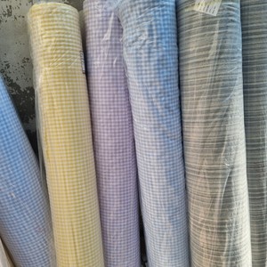 Tela de Algodón Tejida Estampada Hecha en Corea, Tela de Alta Calidad con Estampado Geométrico para Vestidos de Mujer, Ropa de Fiesta - Product Image 1