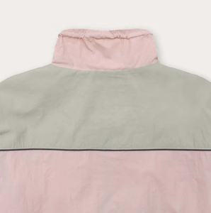 OEM 2025 Personalice su propia chaqueta cortavientos con Capucha con cordón ligero de moda informal con bloque de color con cremallera completa vintage Retro - Product Image 4