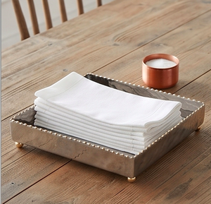Porte-serviettes de luxe en acier inoxydable poli miroir, élégant support de comptoir pour mouchoirs en papier, design haut de gamme pour la cuisine - Product Image 5