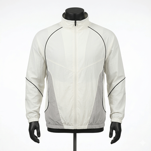 เสื้อแจ็คเก็ตกันลมสีพื้นแบบกำหนดเอง เสื้อแจ็คเก็ตซอฟต์เชลล์สำหรับกิจกรรมกลางแจ้ง เสื้อแจ็คเก็ตผู้ชายสำหรับเล่นกีฬาฤดูหนาวลำลอง พร้อมโลโก้ - Product Image 1