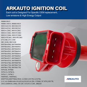 Arkauto ชุดคอยล์จุดระเบิดสูง UF247 90919-02239 90919-02262สำหรับ Toyota Celica Corolla Matrix MR2 Spyder prizm 1.8 1zz - Product Image 4