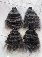 Vente en gros de mèches de cheveux humains brésiliens de luxe, couleur marron, ondulation naturelle, qualité 10A 15A Remy, très demandées