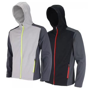 Chaqueta Softshell Personalizable con Capucha, Unisex, Casual, para Exteriores, con Cuello Alto, Bolsillo Frontal, Resistente al Viento, Transpirable y Ecológica para Invierno - Product Image 1