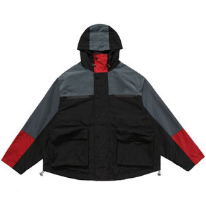 Chaqueta Safari Color Block para Hombre, Abrigo Utilitario de Lona Extra Grande con Bolsillos, Ropa de Otoño para Exteriores - Product Image 3