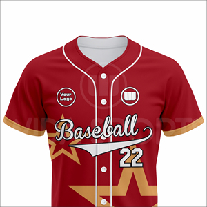 2026 Custom <b>Baseball</b> Team Uniform <b>Set</b> Breathable Quick Dry Polyester Sublimated Jersey Wholesale Manufacturer - Product Image 4