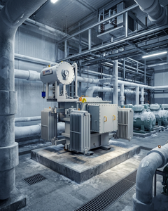 Transformador de potencia trifásico de alta resistencia 630 KVA 11KV con bobina de cobre electrolítico y frecuencia de 50Hz, transformador reductor de voltaje. - Product Image 1