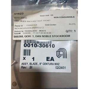 AMAT 0010-30610 ASSY, BLADE, 8" CENTURA WXZ - Equipo y piezas de semiconductores de confianza de Trusted Global Legacy - Product Image 3