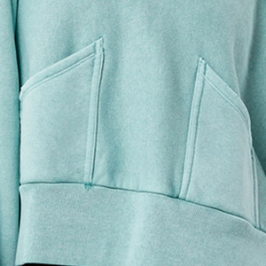 Sweat à capuche oversize en polaire sherpa pour femme avec fermeture éclair, personnalisable, respirant, 100 % polyester pour l'hiver - Product Image 6