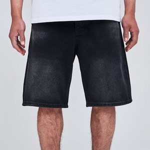 High Quality Custom Logo Men's Eco-Friendly 100% Cotton Breathable Mid <b>Waist</b> Fit Baggy <b>Jean</b> Shorts for Hot Summer - Product Image 4
