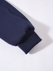 Sudadera con capucha y cremallera de estilo urbano con pedrería de mariposa, extragrande, con gráfico gótico de cristal y diamantes, unisex, estilo punk, para descansar, tallas grandes - Product Image 2